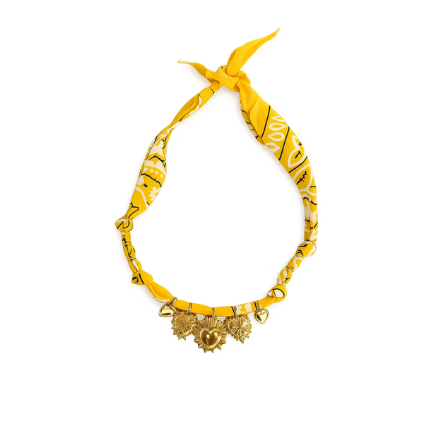 Collier One Love Multi Cœurs Mangue