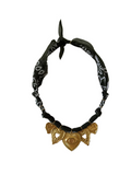 Collier One Love Big Multi Cœurs Kaki