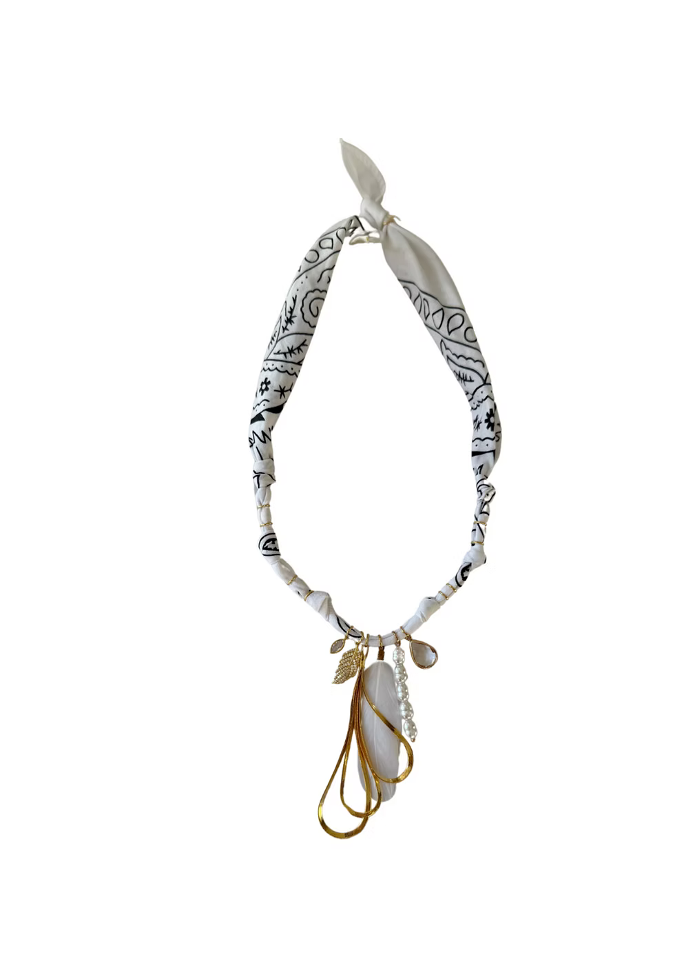 Collier Poetic Blush Plume Et Chaine
