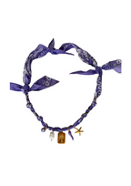 Collier Santa Giulia Palmier Carré Lilas