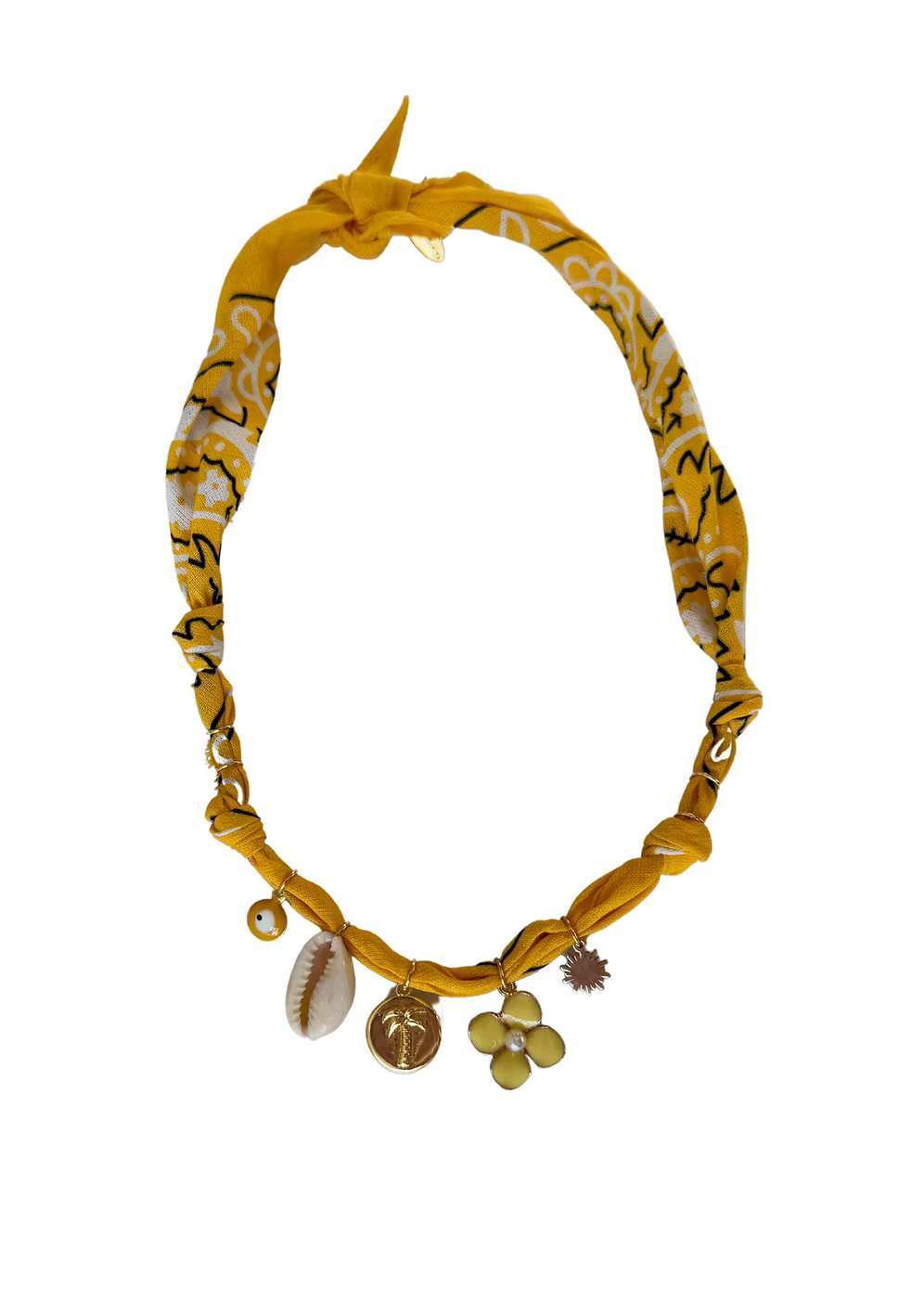 Collier Santa Giulia Palmier Fleur Mangue