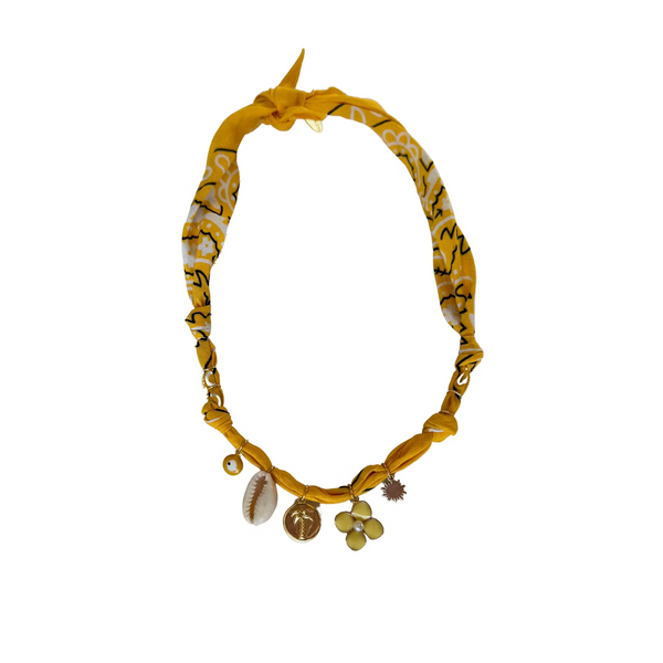 Collier Santa Giulia Palmier Fleur Mangue