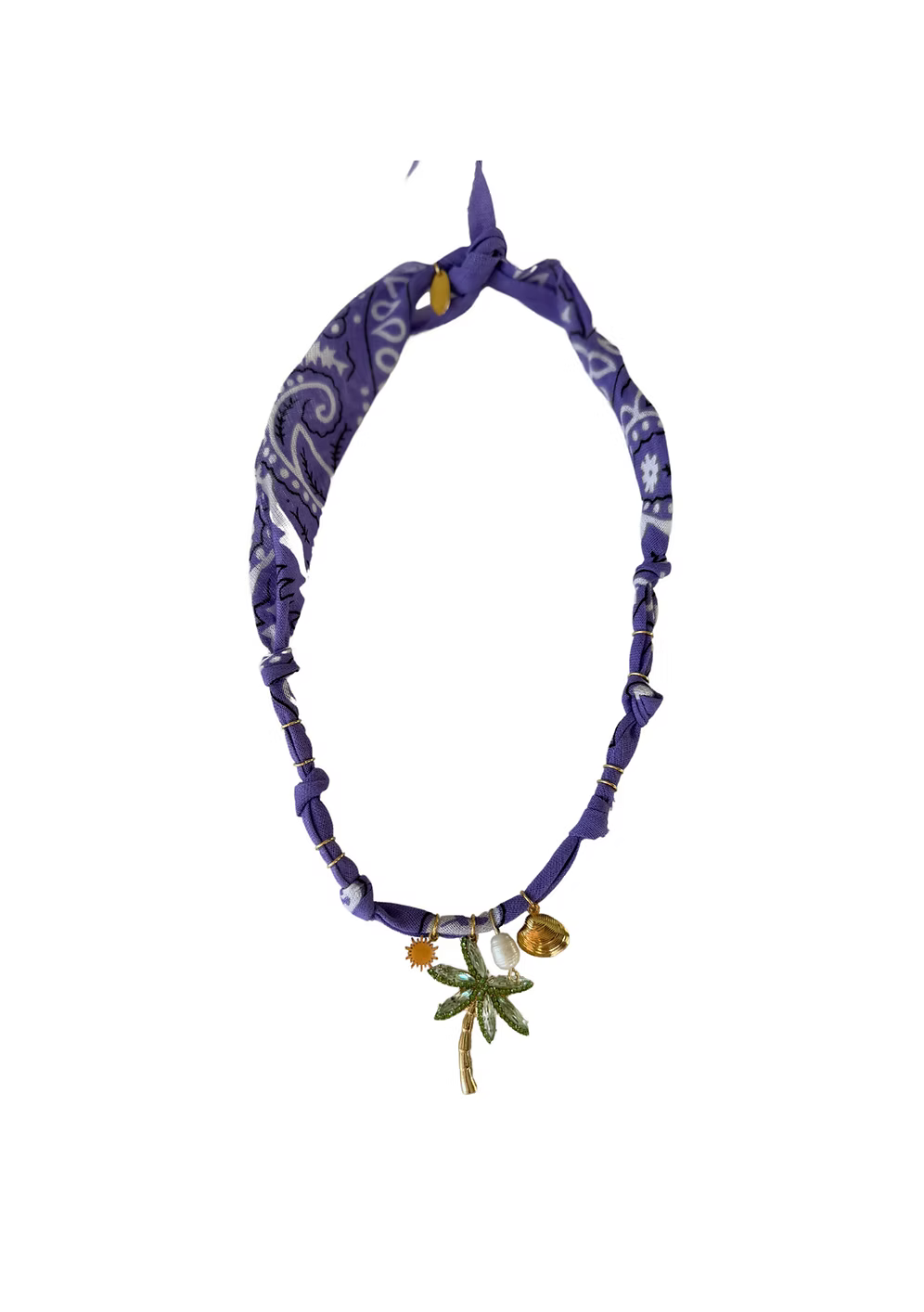 Collier Santa Giulia Palmier Stras