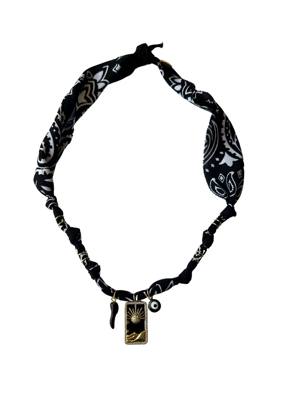 Collier Spiritus Tarot Soleil Noir