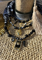 Collier Spiritus Tarot Soleil Noir
