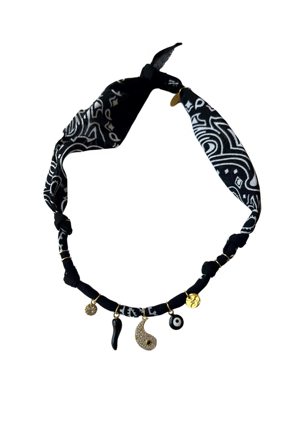 Collier Spiritus Yin Noir