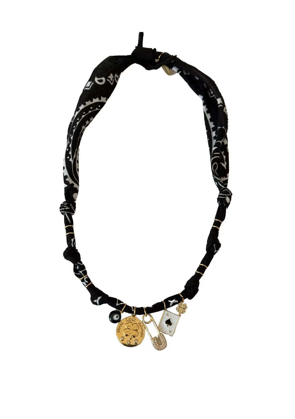 Collier Vegas Members Epingle Noir