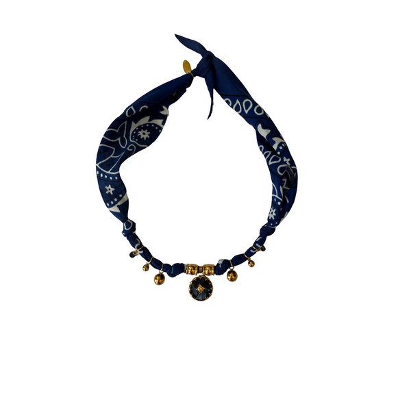 Collier « Antique » Médaille Outremer