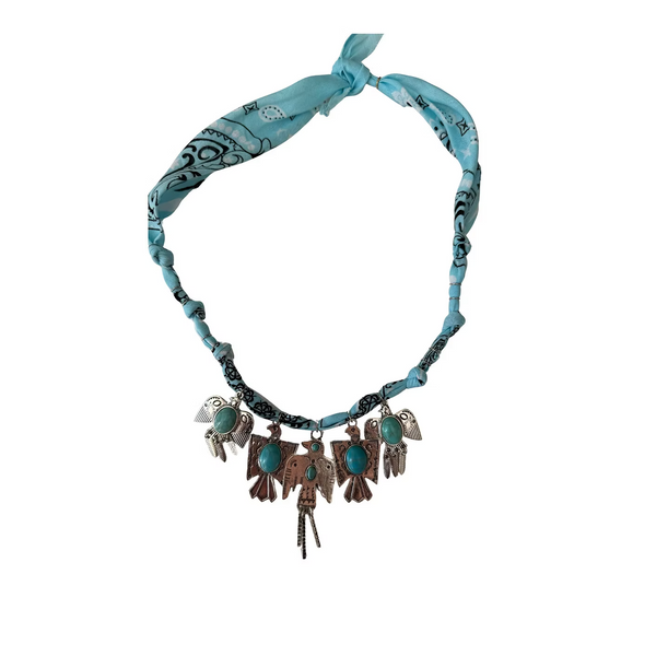 Collier « Apache »Aigles Ciel