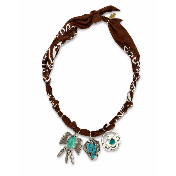 Collier « Apache »Cactus Choco