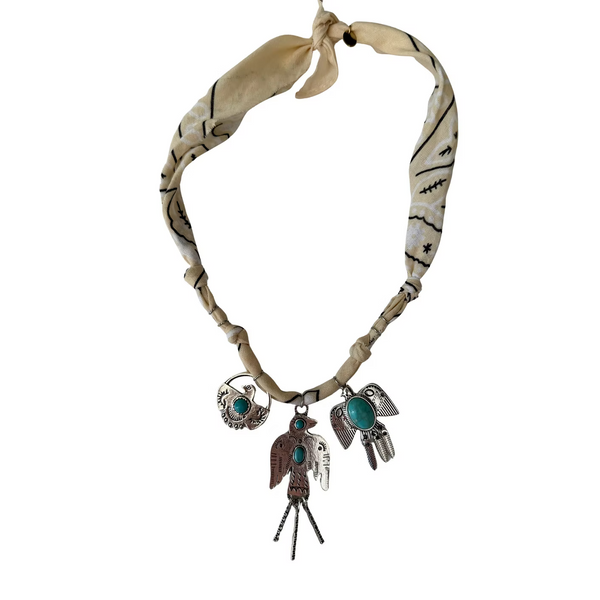 Collier « Apache »Trio D'Aigles Nude