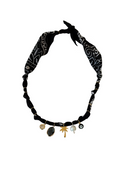 Collier « Léo Summer » Palmier Noir