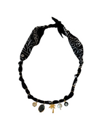 Collier « Léo Summer » Palmier Noir