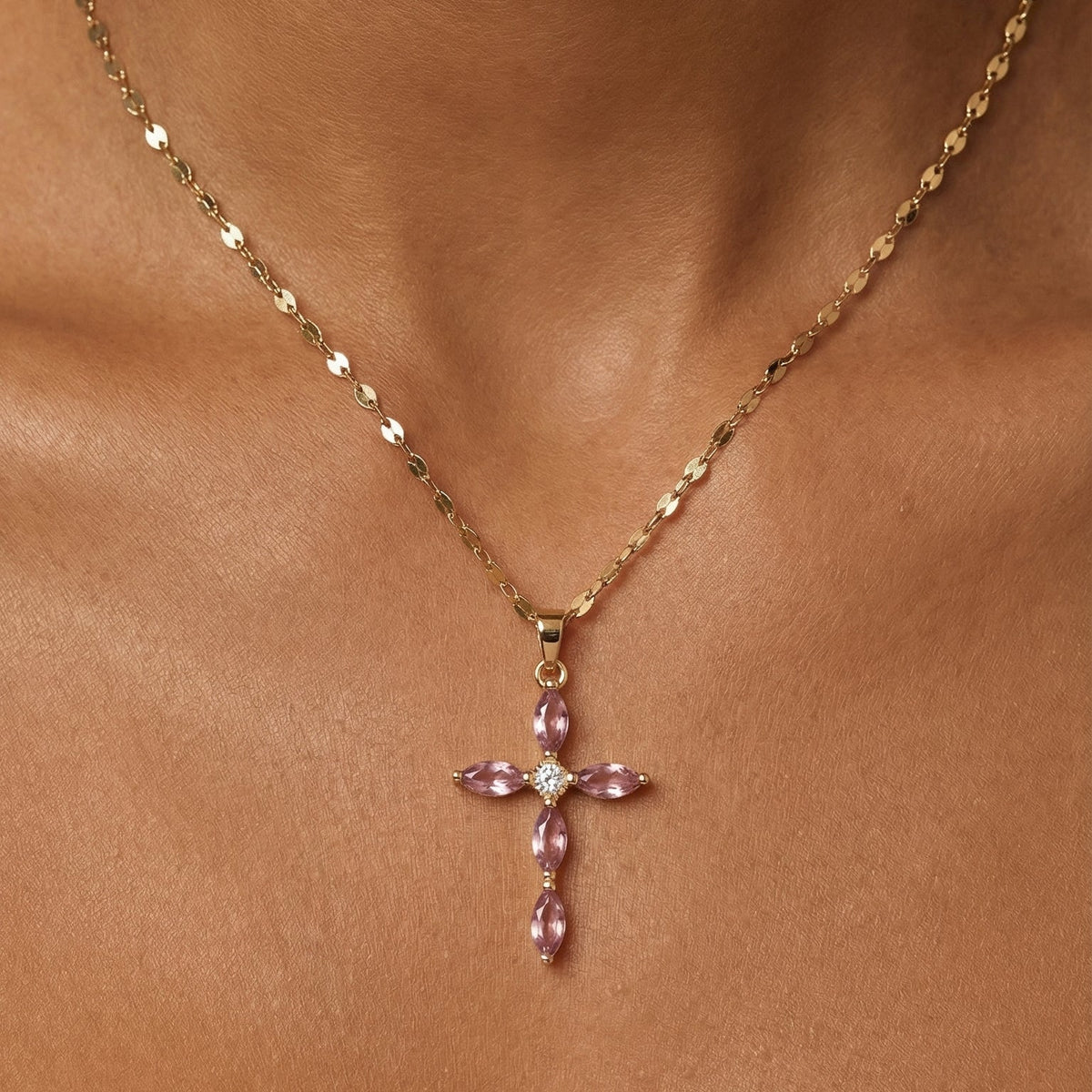 Collier Agathe Rose