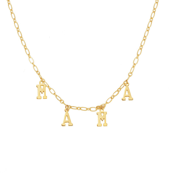 Halsband Magic Words Mama - Guld