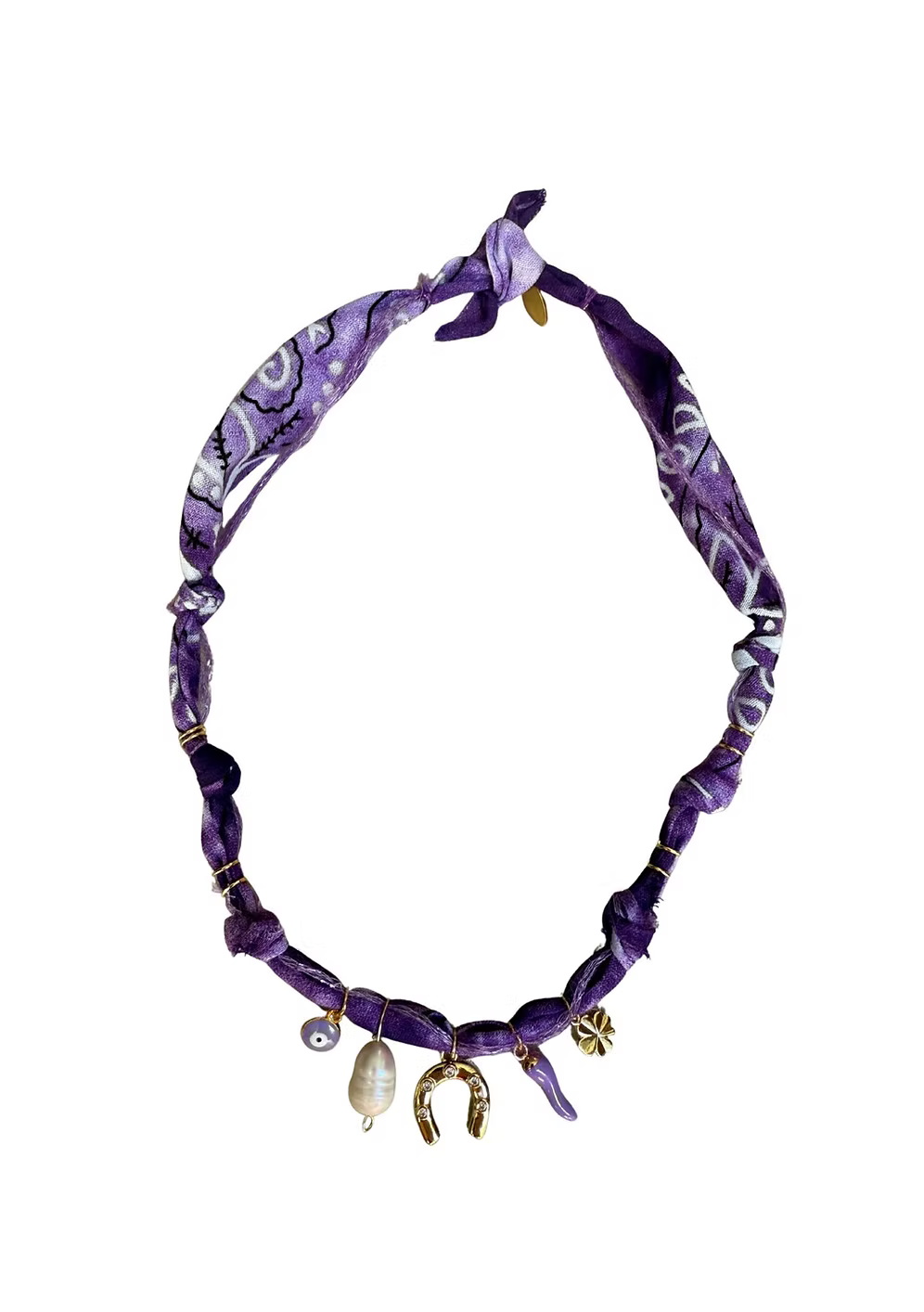 Collier « Varanasi » Fer À Cheval Violet
