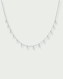 Collier Cascade - Blanc