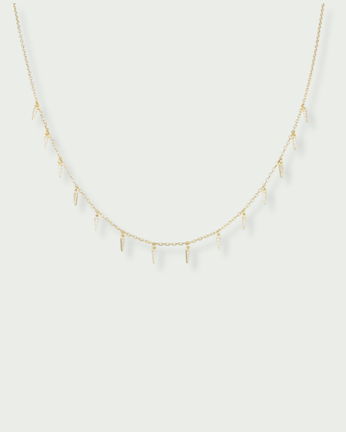 Collier Cascade - Doré