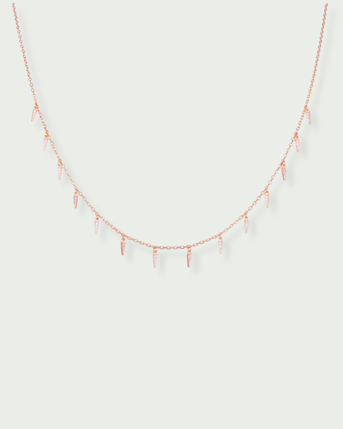 Collier Cascade - Rose