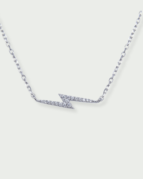 Collier Éclair - Blanc