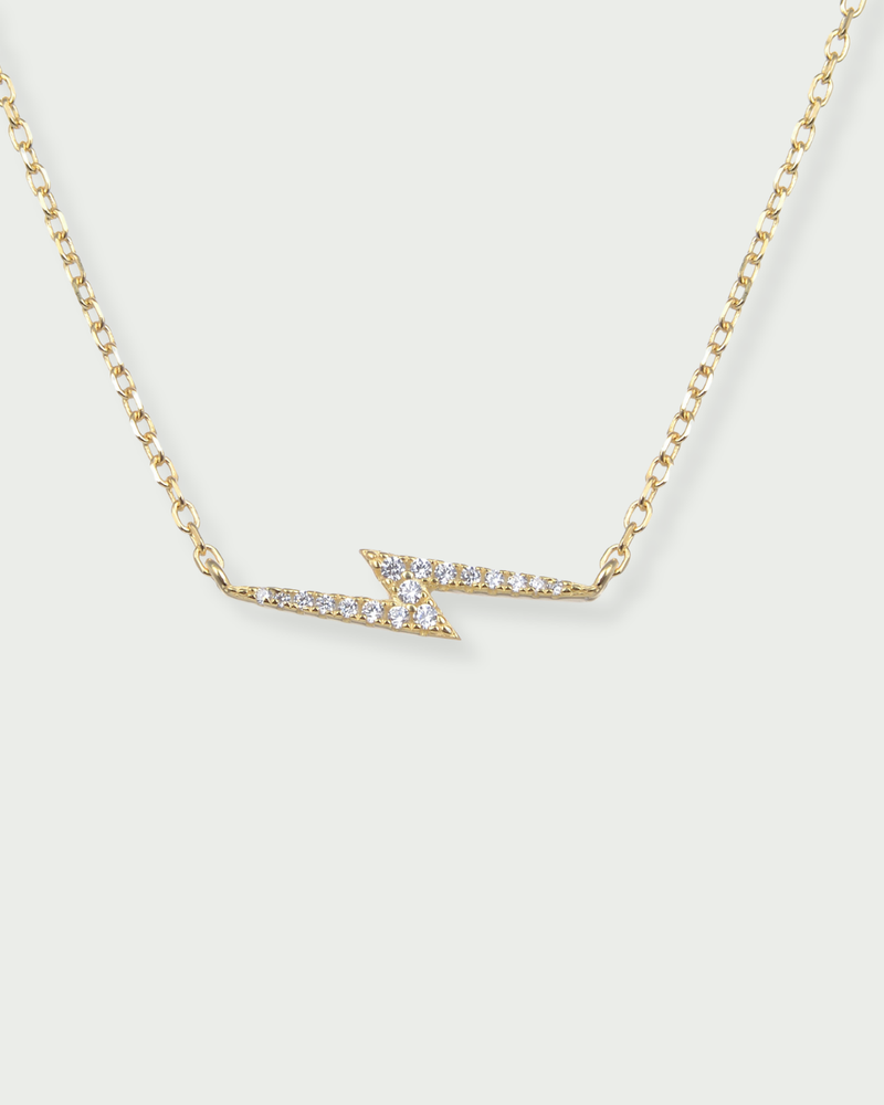 Collier Éclair - Doré