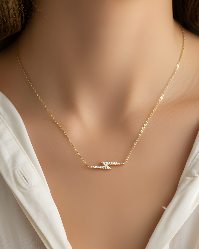 Collier Éclair - Doré