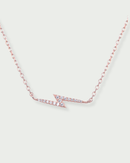 Collier Éclair - Rose