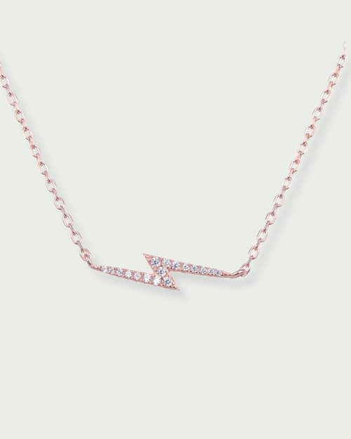 Collier Éclair - Rose