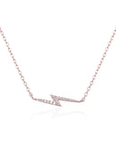 Collier Éclair - Rose