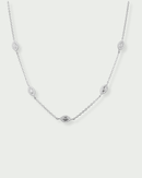 Collier Marquises Pavées - Blanc