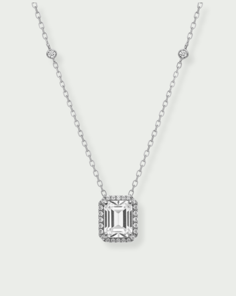 Collier Émeraude - Blanc