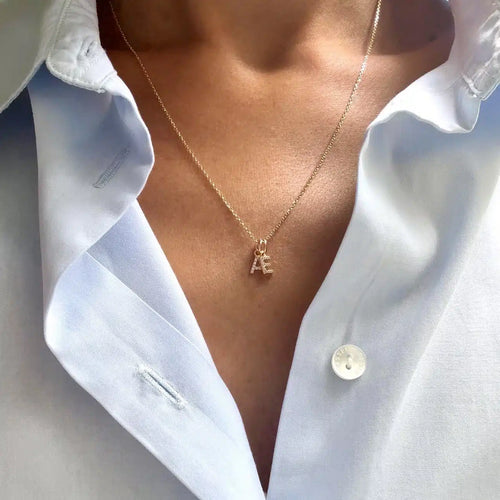 Collier Lettre À Personnaliser
