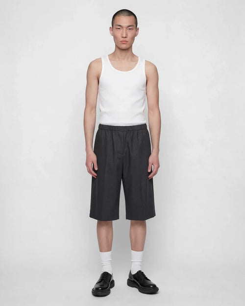 Coltesse - Short Ample En Coton Dark Grey