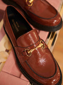 Mocassin Come Vernis - Cognac