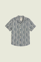 Chemise Como Cuba Waffle - Bleu