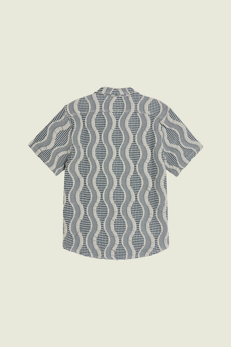 Chemise Como Cuba Waffle - Bleu