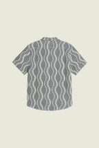Chemise Como Cuba Waffle - Bleu