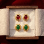 Pendientes Old Money Verde