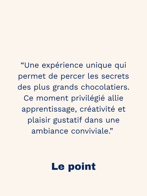 wecandoo réassurance chocolaterie