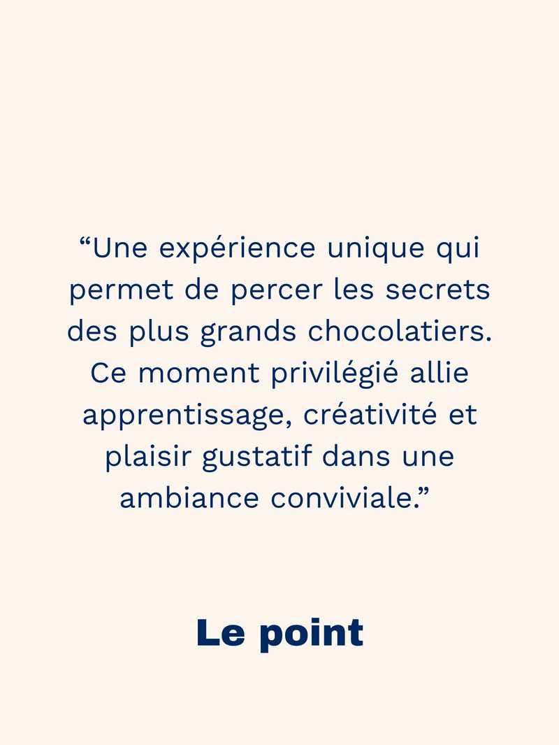 wecandoo réassurance chocolaterie