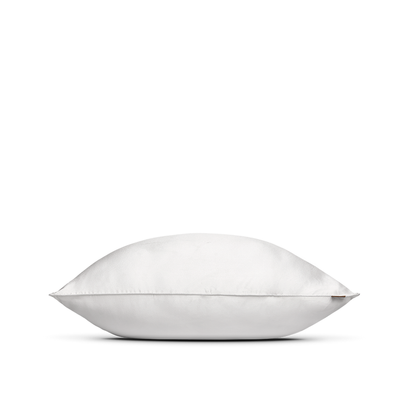 Two-Face Silk And Linen Pillowcase - White - 2 Sizes