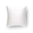 Two-Face Silk And Linen Pillowcase - White - 2 Sizes