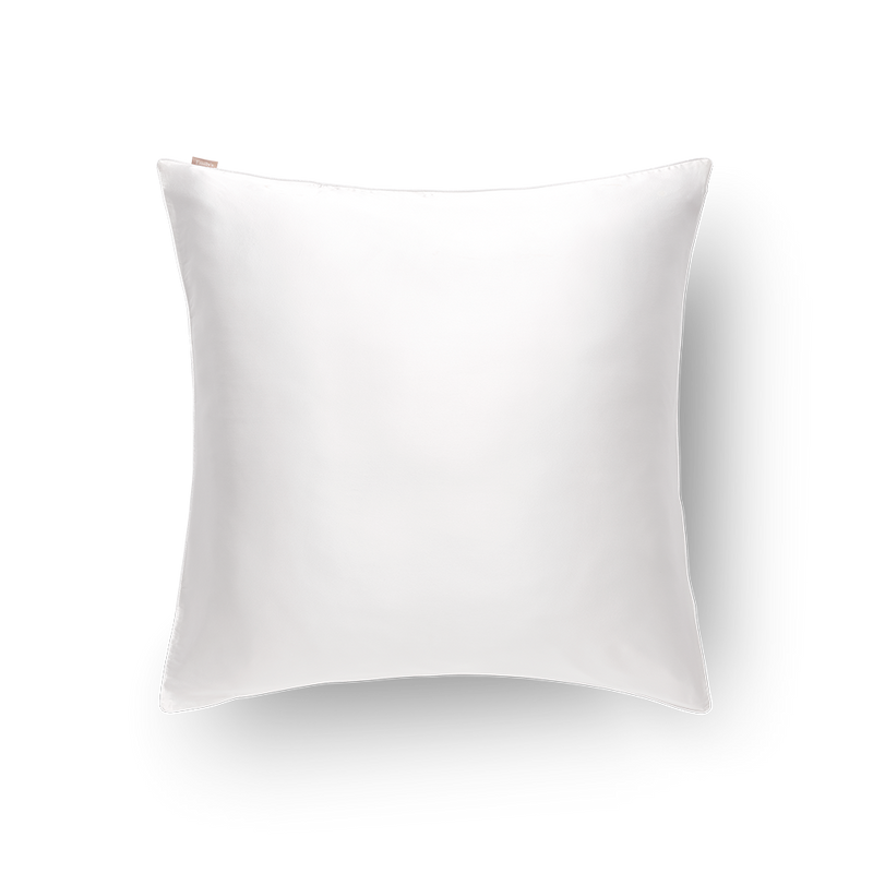 Two-Face Silk And Linen Pillowcase - White - 2 Sizes