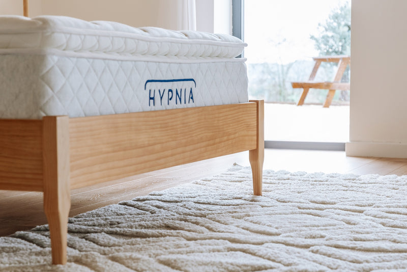 Cama de madera Cannage de ratán - Bali