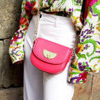 Mini Sac Cuir Fushia - Femme