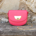 Mini Sac Cuir Fushia - Femme