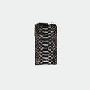 Cartera Python - Meghan Blanco y Negro