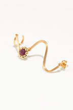 Bijou D'Oreille Daisy - Rubis