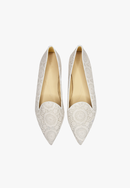 Slippers Isidore Dentelle - Blanc - Femme