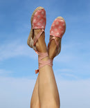 Espadrilles - Corail - Femme